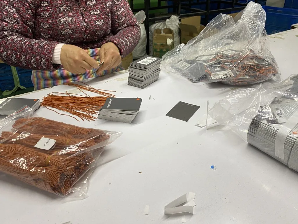 Garment finishing and packing at Yuanchun