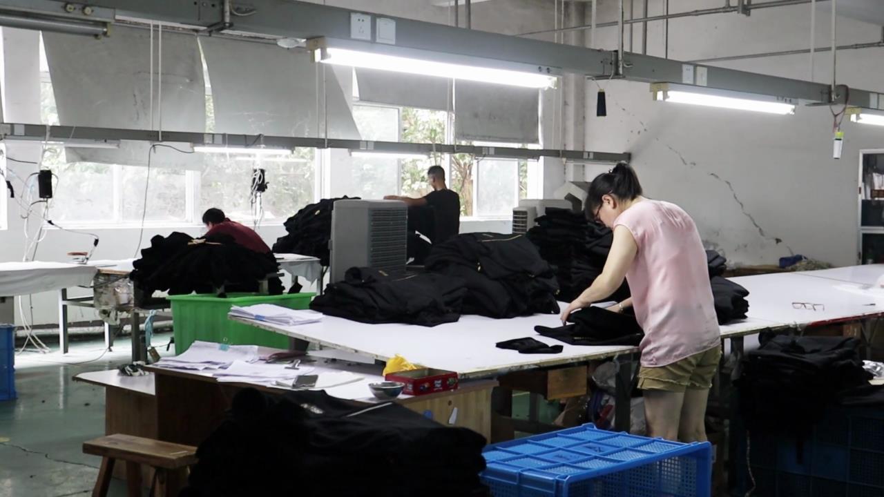 Quality inspection inside the Yuanchun factory